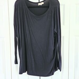 Piko Women's Bamboo Scoopneck Longsleeve Top, Size Medium